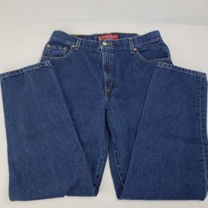 Levi's 550 Classic Relaxed Fit Blue Jeans Size 14